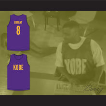 Load image into Gallery viewer, Kobe Bryant 8 Purple Basketball Jersey Kobe Bryant Expedia Skit MADtv