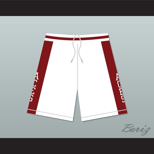 Kobe Bryant Lower Merion High School Aces White Basketball Shorts