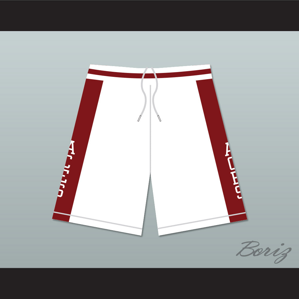 Kobe Bryant Lower Merion High School Aces White Basketball Shorts