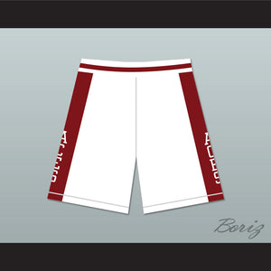 Kobe Bryant Lower Merion High School Aces White Basketball Shorts
