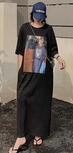 Load image into Gallery viewer, Korean Design Vintage summer elegant Print Dress New Casual Loose Long High Street Dress