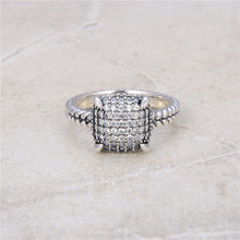 Load image into Gallery viewer, Korean version of the new ladies wedding ring party luxury bride jewelry 925 sterling silver wedding ring fashion silver jewelry