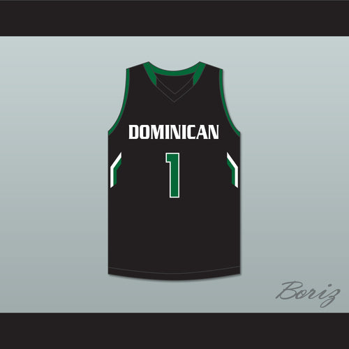 Kostas Antetokounmpo 1 Dominican High School Knights Black Basketball Jersey 1