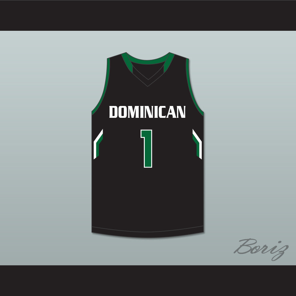 Kostas Antetokounmpo 1 Dominican High School Knights Black Basketball Jersey 1