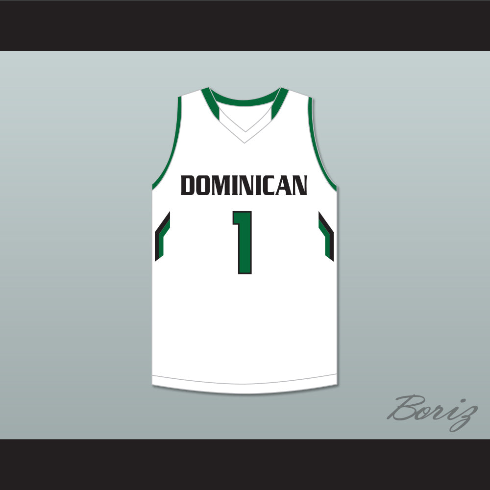 Kostas Antetokounmpo 1 Dominican High School Knights White Basketball Jersey 1
