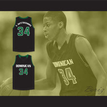 Load image into Gallery viewer, Kostas Antetokounmpo 34 Dominican High School Knights Black Basketball Jersey 2