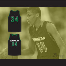 Load image into Gallery viewer, Kostas Antetokounmpo 34 Dominican High School Knights Black Basketball Jersey 1