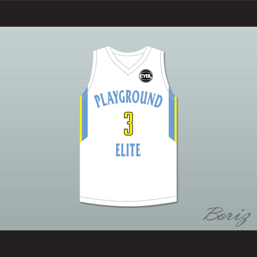 Kostas Antetokounmpo 3 Playground Elite AAU White Basketball Jersey 2
