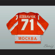 Load image into Gallery viewer, Kovalchuk 71 Moscow Spartak Red Hockey Jersey
