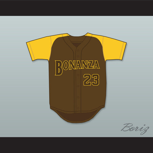 Kris Bryant 23 Bonanza High School Bengals Brown Baseball Jersey 1