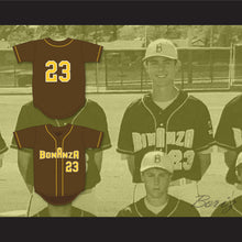 Load image into Gallery viewer, Kris Bryant 23 Bonanza High School Bengals Brown Baseball Jersey 3
