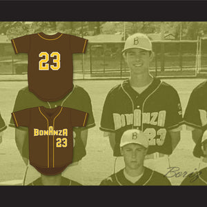 Kris Bryant 23 Bonanza High School Bengals Brown Baseball Jersey 3