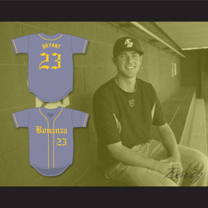 Kris Bryant 23 Bonanza High School Bengals Gray Baseball Jersey 2