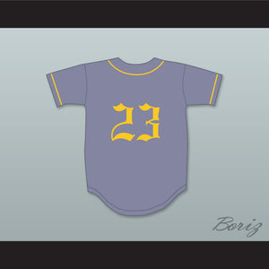 Kris Bryant 23 Bonanza High School Bengals Gray Baseball Jersey 1