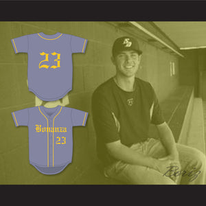 Kris Bryant 23 Bonanza High School Bengals Gray Baseball Jersey 1