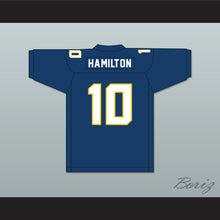 Load image into Gallery viewer, Kyle Hamilton 10 Marist School War Eagles Navy Blue Football Jersey 2