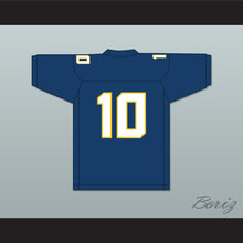 Load image into Gallery viewer, Kyle Hamilton 10 Marist School War Eagles Navy Blue Football Jersey 1