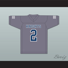 Load image into Gallery viewer, Kyle Philips 2 San Marcos High School Knights Gray Football Jersey 2