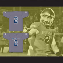 Load image into Gallery viewer, Kyle Philips 2 San Marcos High School Knights Gray Football Jersey 1