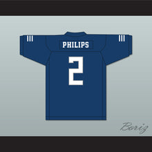 Load image into Gallery viewer, Kyle Philips 2 San Marcos High School Knights Navy Blue Football Jersey 2