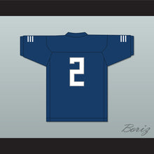Load image into Gallery viewer, Kyle Philips 2 San Marcos High School Knights Navy Blue Football Jersey 1