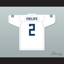 Load image into Gallery viewer, Kyle Philips 2 San Marcos High School Knights White Football Jersey 2