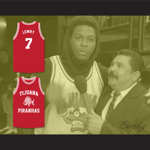 Kyle Lowry 7 Tijuana Piranhas Red Basketball Jersey Mexican Expansion Team