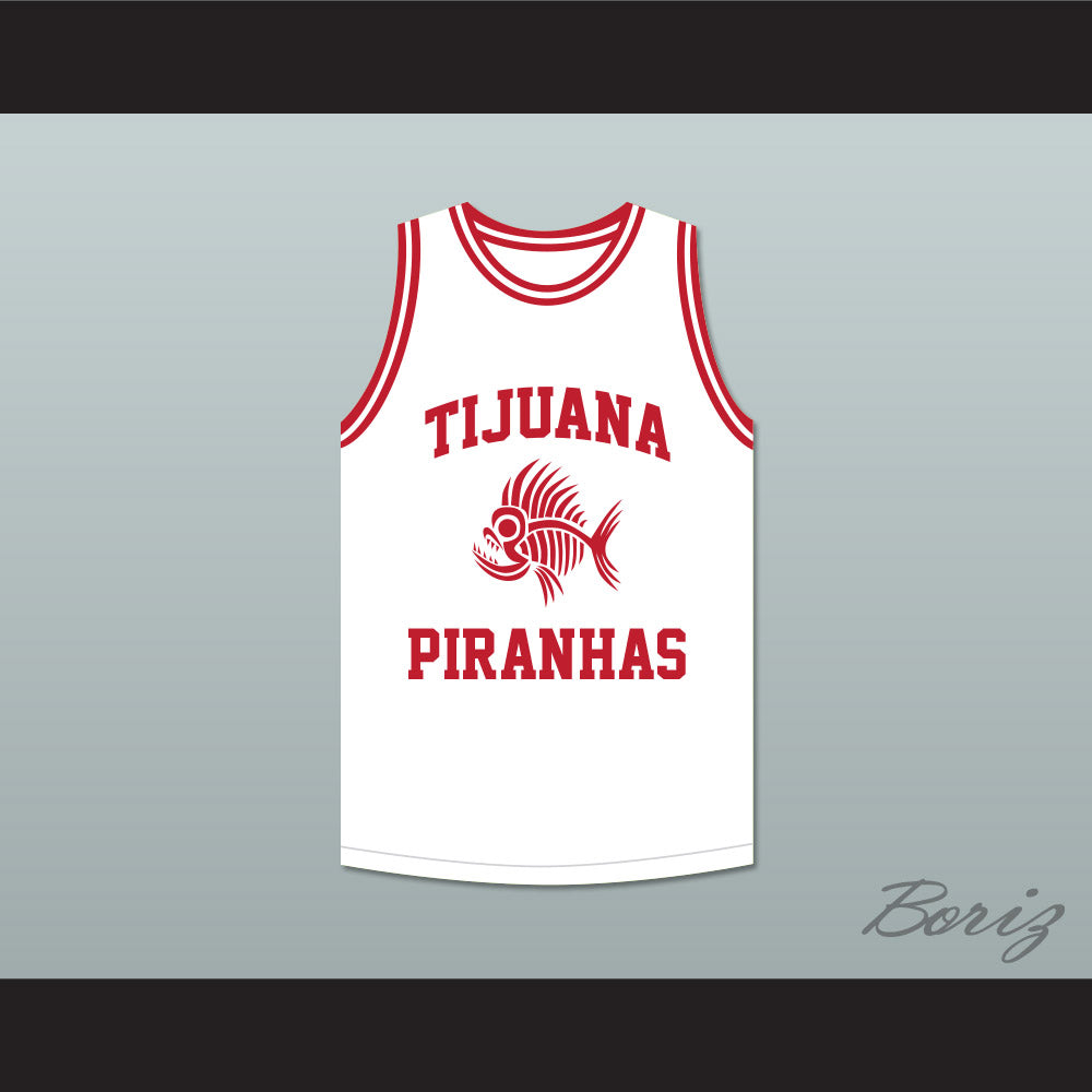 Kyle Lowry 7 Tijuana Piranhas White Basketball Jersey Mexican Expansion Team
