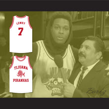 Load image into Gallery viewer, Kyle Lowry 7 Tijuana Piranhas White Basketball Jersey Mexican Expansion Team