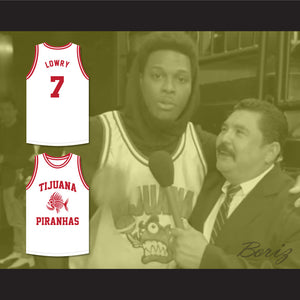 Kyle Lowry 7 Tijuana Piranhas White Basketball Jersey Mexican Expansion Team