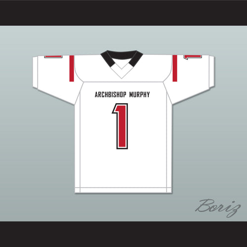 Kyler Gordon 1 Archbishop Murphy High School Wildcats White Football Jersey 2