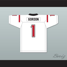 Load image into Gallery viewer, Kyler Gordon 1 Archbishop Murphy High School Wildcats White Football Jersey 2