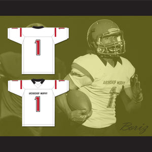 Kyler Gordon 1 Archbishop Murphy High School Wildcats White Football Jersey 1
