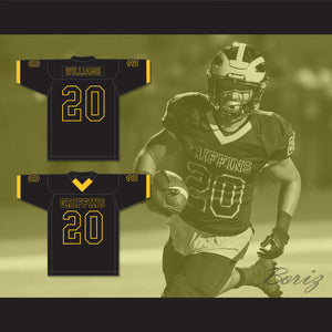 Kyren Williams 20 St. John Vianney High School Griffins Black Football Jersey 2