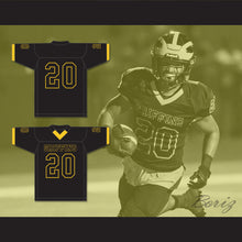 Load image into Gallery viewer, Kyren Williams 20 St. John Vianney High School Griffins Black Football Jersey 1