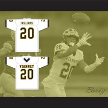Load image into Gallery viewer, Kyren Williams 20 St. John Vianney High School Griffins White Football Jersey 2
