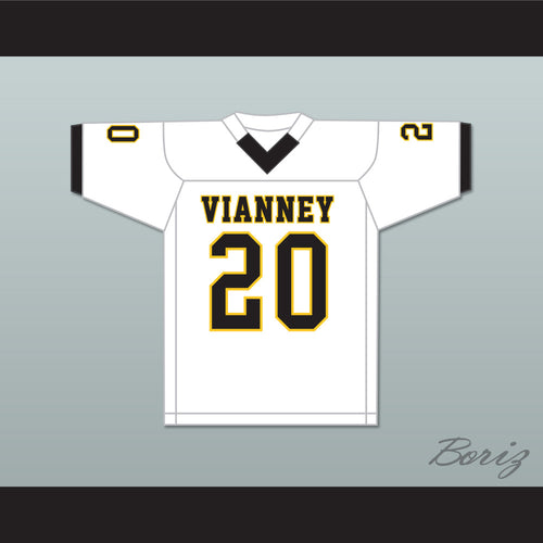 Kyren Williams 20 St. John Vianney High School Griffins White Football Jersey 1