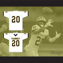 Load image into Gallery viewer, Kyren Williams 20 St. John Vianney High School Griffins White Football Jersey 1