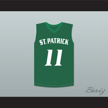 Load image into Gallery viewer, Kyrie Irving 11 St. Patrick High School Green Basketball Jersey