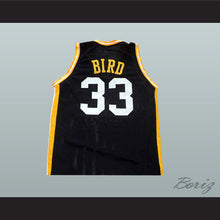 Load image into Gallery viewer, Larry Bird 33 Springs Valley High School Blackhawks Black Basketball Jersey