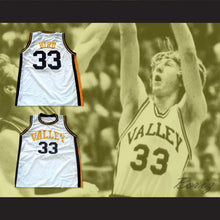 Load image into Gallery viewer, Larry Bird 33 Springs Valley High School Blackhawks White Basketball Jersey