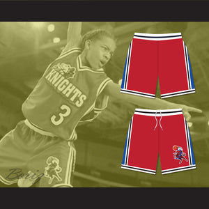 Calvin Cambridge 3 Los Angeles Knights Red Basketball Shorts Like Mike