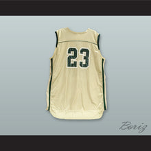 Load image into Gallery viewer, Lebron James 23 St. Vincent–St. Mary High School Fighting Irish Gold Basketball Jersey
