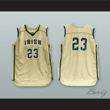 Load image into Gallery viewer, Lebron James 23 St. Vincent–St. Mary High School Fighting Irish Gold Basketball Jersey