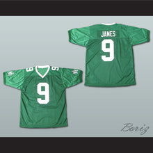 Load image into Gallery viewer, Lebron James 9 St. Vincent–St. Mary High School Fighting Irish Green Football Jersey