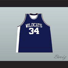 Load image into Gallery viewer, Len Bias 34 Northwestern Wildcats High School Navy Blue Basketball Jersey