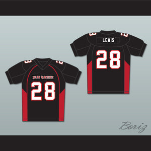 28 Lewis Mean Machine Convicts Football Jersey