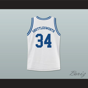 Jesus Shuttlesworth 34 Lincoln High School White Basketball Jersey He Got Game