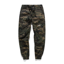 Load image into Gallery viewer, LOMAIYI Camo Joggers Men Cargo Pants Mens Military Black/Camouflage Pants Pure Cotton Men&#39;s Cargo Trousers With Pockets BM305