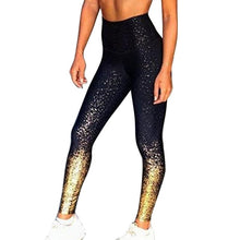 Load image into Gallery viewer, Laamei Printed Slim Fitness Leggings Women Compression Push Up Leggins Clothing Workout Printing Patchwork Trousers 2019